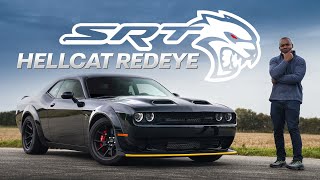 797hp Dodge Challenger Hellcat Redeye Review  Too Crazy For The UK  4K [upl. by Reinald956]