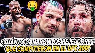 Salarios amp Bonificaciones del UFC 299💰💰💰  ¿Cuánto ganó SEAN O’MALLEY tras PALIZA sobre CHITO VERA [upl. by Eatnohs351]