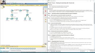 11323 Packet Tracer  Test Connectivity with Traceroute [upl. by Ylam257]