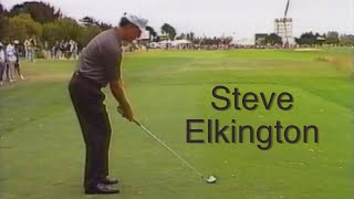 Steve Elkington Golf Swing  Down the Line [upl. by Consuela918]