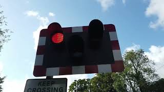 Fast to Flat Yodalarm Eggesford Station Level Crossing in Devon 06072024 [upl. by Nedarb271]