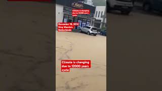 Netherlands flood climatechange climatedisasters 12000yearscycle [upl. by Quartas87]