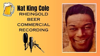 Rare footage of Nat King Cole recording Rheingold Beer ad [upl. by Goldman167]