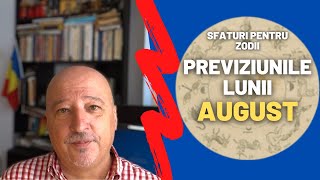 Analiza lunii August  Sfaturi pentru zodii  Psihonumerologie [upl. by Atok466]