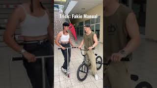 Trick 14 Fakie Manual to Wheelie  chrisböhm bmx [upl. by Laband754]