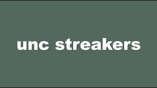 unc streakers [upl. by Janaye]