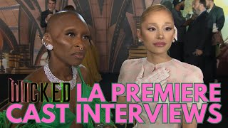 Ariana Grande Cynthia Erivo amp Wicked Cast Interviews Fandom Friendship amp Manifestation [upl. by Llered]