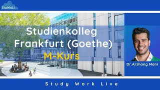 Studienkolleg Frankfurt Goethe  MKurs  application tutorial [upl. by Curzon]