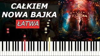 Całkiem Nowa Bajka ŁATWA  Kleks  Piano Tutorial [upl. by Jone665]