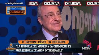 🚨 ¡Entrevista EXCLUSIVA a FLORENTINO PÉREZ en EL CHIRINGUITO [upl. by Killarney]