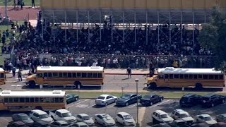 Mesa PD gives update on Mesa High School bomb threat and evacuation [upl. by Hamal927]