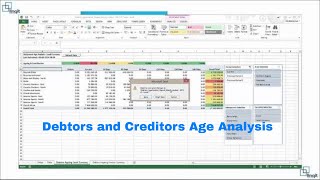 Debtors and Creditor Age Analysis [upl. by Yawnoc]