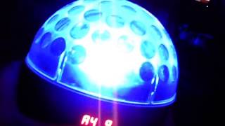 DMX512 LED Crystal Ball Test [upl. by Ahseital]