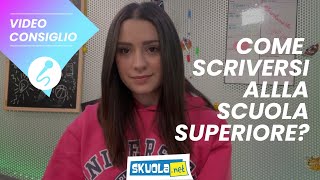 Come iscriversi alla scuola superiore [upl. by Marijane]