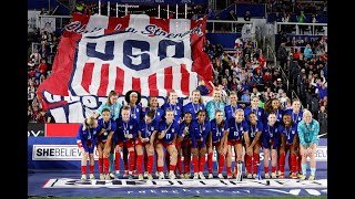 Olympics USWNT edges Brazil to win 5th gold 1st since 2012 [upl. by Joanie]