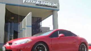 Mitsubishi Eclipse Vertical Lambo Doors by Vertical Doors Inc [upl. by Rexferd]