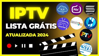 LISTA IPTV GRÁTIS ATUALIZADA 2024 [upl. by Tnomel]