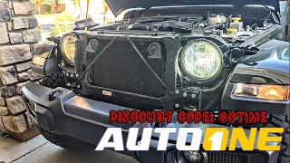 Autoone Jeep JTJL LED Headlight Upgrade [upl. by Bettencourt962]