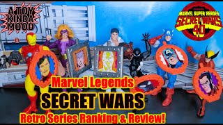 Marvel Legends SECRET WARS Retro Series Review amp Ranking [upl. by Jonis49]