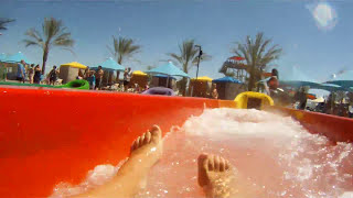 Wet N Wild Las Vegas Orange Kids Slide POV Las Vegas NV [upl. by Nageam219]