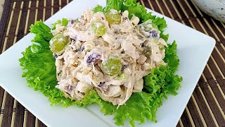 💥 La mejor ensalada de pollo ¡Deliciosa fácil y saludable 🥗 [upl. by Keil]