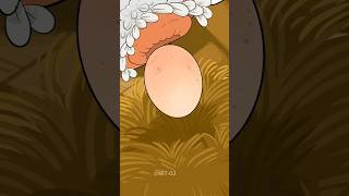 How chickens lay eggs🐔 shorts animation memes [upl. by Esinal]