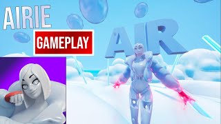 New Airie Skin Gameplay Fortnite Battle Royale [upl. by Markman]