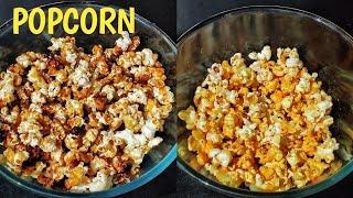 Popcorn Recipe 🍿Theatre Style Popcorn Recipe 🍿Salt amp Sweet Popcorn 🍿 RecipeCaramel Popcorn [upl. by Oaht]