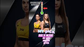 UFC Ariane Lipski vs Jasmine Jasudavicius Quick Fight Pick [upl. by Ailem]