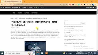 how to download flatsome wordpress and woocommerce theme free [upl. by Israel]