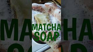 MATCHA GREEN TEA SOAP YES PLANT SOAPS LATHER soapmaking naturalsoap coldprocessedsoap lather [upl. by Yliah]