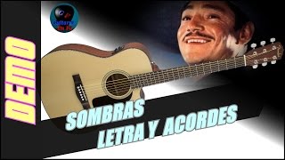 SOMBRAS Letra y Acordes  Javier Solís  DEMO [upl. by Hameerak151]