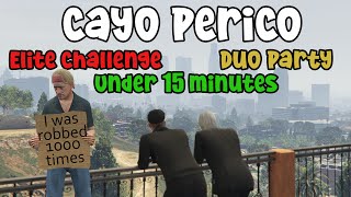 GTA Online  The BEST DUO Strat for Cayo Perico Duo Longfin Drainage Gold [upl. by Ecneps]