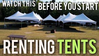 Watch This Video Before You Start A Tent Rental Business 🎪 TheRentalJourney Helps Me Install Tents👷🏻‍♂️ [upl. by Llehcim]