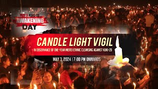 Candle Light Vigil  observance of one year meitei Ethnic cleansing against kuki zo [upl. by Nide]