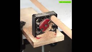 Adjustable Dowel Maker Jig with Carbide Blades Round Rod Auxiliary Tool [upl. by Hemphill]