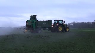 Franken Volmerink spreading manure [upl. by Tybald375]