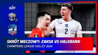 Skrót meczowy Grupa Azoty ZAKSA KędzierzynKoźle vs Halkbank Ankara  Highlights [upl. by Eneloc]