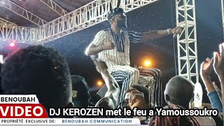 Dj KEROZEN met le feu au FESTIMIV a Yamoussoukro [upl. by Adnorrehs875]