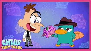 IS IT CAKE  Phineas and Ferb Chibi Tiny Tales  Cakeinator 🎂  100th CHIBI  disneychannel [upl. by Lac]