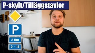 Parkeringskylt och tilläggstavlor [upl. by Effy]