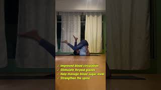 How to do Halasanayoga halasana health fitness youtube ess [upl. by Dyann]