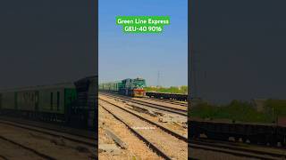 6dn Greenline Express 9016 blasting through pass from Dabheji 🔥👑 foryou shortsviral greenline [upl. by Assenar566]