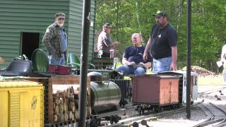 HiDef Part 5 Of Russ Eldreds quotWhite Creekquot Railroad Seen Is Switching At quotHidden Valleyquot Yard [upl. by Coleman209]