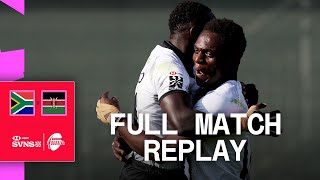 Last Minute DRAMA  South Africa v Kenya  Dubai 2024 HSBC SVNS  Full Match Replay [upl. by Nomor]