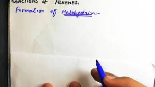 Formation of Halohydrin Reactions of Alkenes Organic chemistry lec no 19 [upl. by Jaycee]