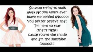 Ariana Grande amp Elizabeth Gillies  Give it up  Lyrics [upl. by Anyal]