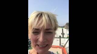 Rio 2016 – Heike Drechsler hat Spaß beim Beachvolleyball [upl. by Wales]