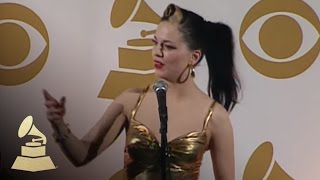 Imelda May backstage at the 52nd GRAMMYs  GRAMMYs [upl. by Lach]