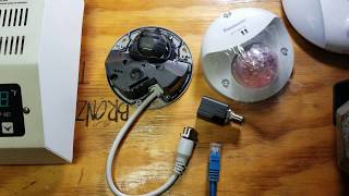 Panasonic wv series IP camera with an M12 to RJ45 adapter cam link in description [upl. by Olsson]